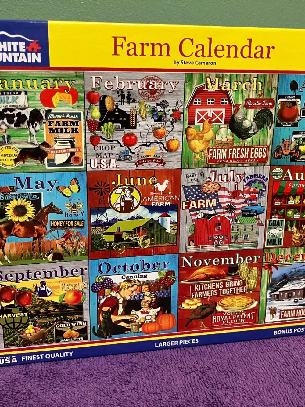 White Mountain - Farm Calendar